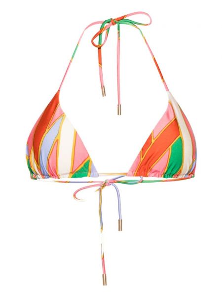 Bikini z nadrukiem w abstrakcyjne wzory Cult Gaia różowy