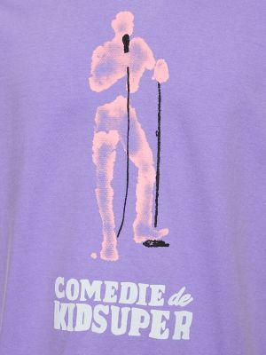T-shirt en coton Kidsuper Studios violet
