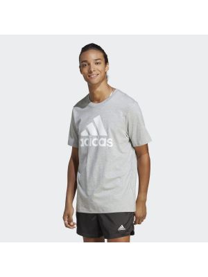 Camiseta de tela jersey Adidas gris