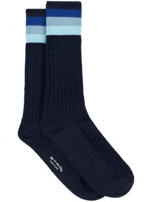 Ponožky Etro modrá