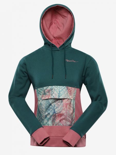 Bluza z kapturem Alpine Pro zielona