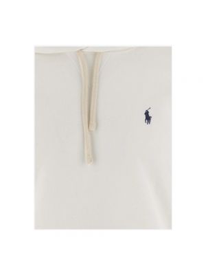 Sudadera con capucha de algodón Ralph Lauren blanco