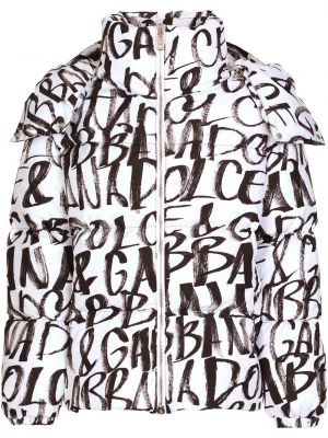 Daunenjacke mit print Dolce & Gabbana