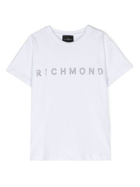 T-shirt for piger John Richmond Junior hvid