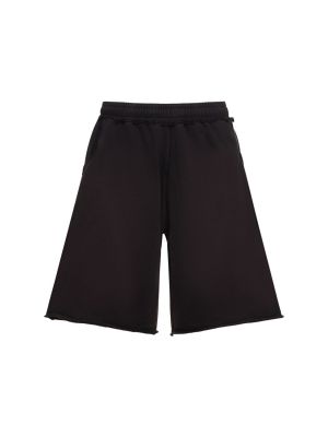 Pantalones cortos de algodón de tela jersey Jaded London negro