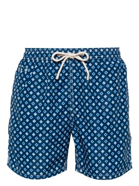Kratke hlače s printom Mc2 Saint Barth plava
