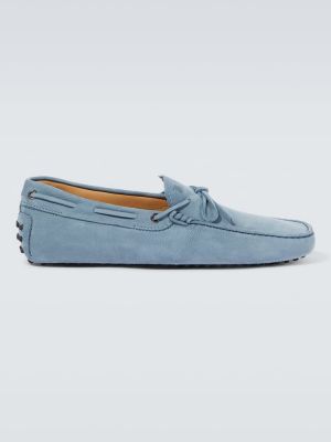 Δερμάτινα loafers Tod's μπλε
