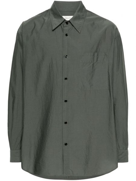 Chemise longue avec poches Lemaire gris