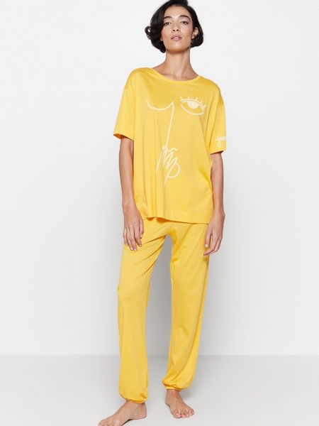 Piżama Triumph żółta