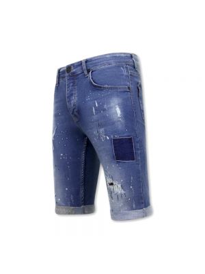Skinny jeans shorts Local Fanatic blau