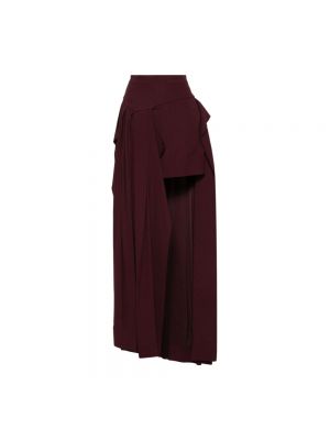 Długa spódnica z krepy Vivienne Westwood fioletowa