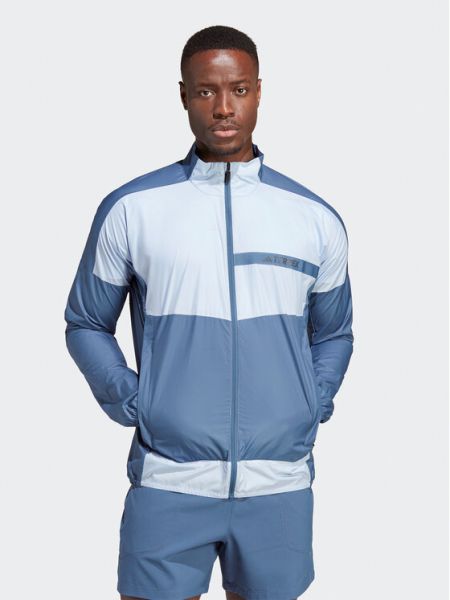 Αντιανεμικό μπουφάν Adidas μπλε