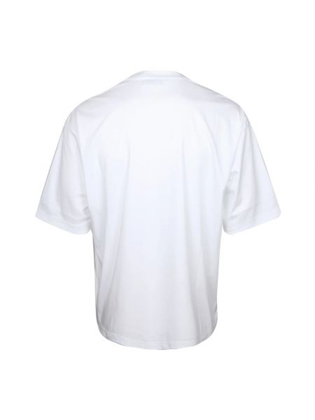 Koszulka bawełniana oversize Lanvin biała