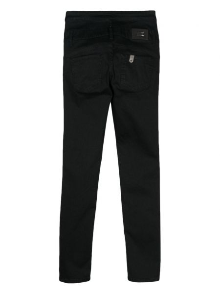 Skinny džíny s vysokým pasem Liu Jo černé