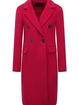 Кашемировое шерстяное пальто Lorena Antoniazzi розовое