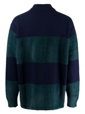 Sweter z wełny merino w paski Eytys