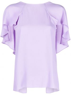 Kort blus med kort ärm Pinko lila