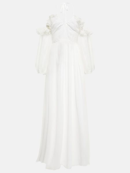 Selyem midi ruha Giambattista Valli fehér