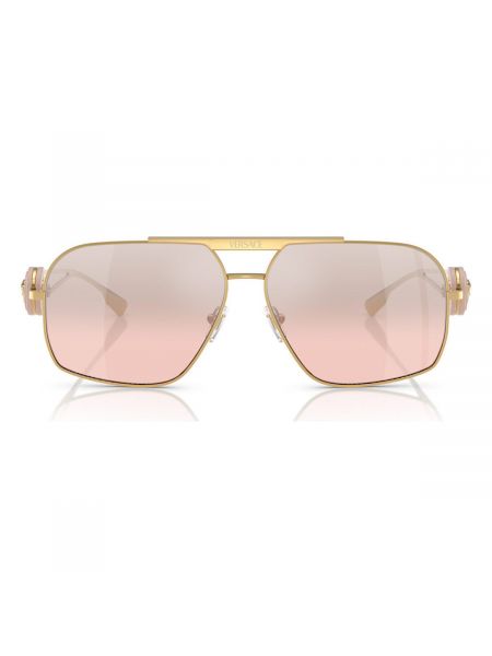Okulary przeciwsłoneczne Versace złote