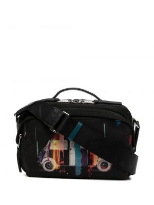 Stripete mini bag Paul Smith svart