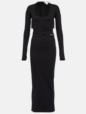 Μίντι φόρεμα από ζέρσεϋ Alaã¯a μαύρο