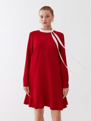 Priliehavé šaty Red Valentino červená