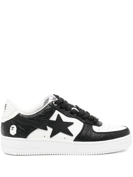 Læder sneakers A Bathing Ape® hvid