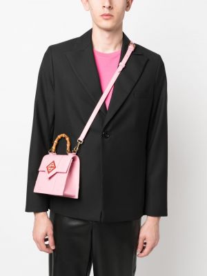 Leder shopper handtasche Casablanca pink