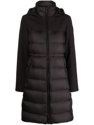 Палто с качулка Woolrich черно