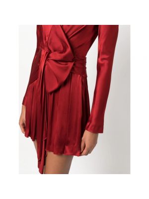 Mini vestido Alberta Ferretti rojo