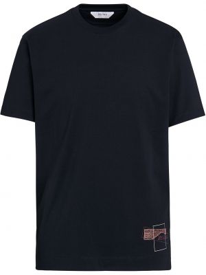 Camiseta con estampado con estampado abstracto Z Zegna negro