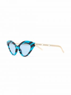 Okulary przeciwsłoneczne w zebrę Gucci Eyewear