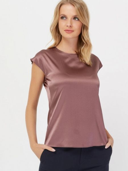 Шелковая блузка Silk Me розовая