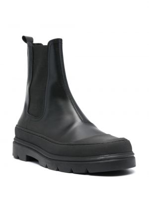 Kožené chelsea boots Calvin Klein černé