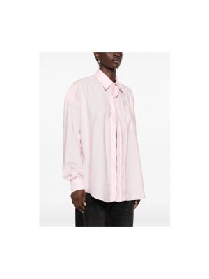 Camisa de algodón asimétrica Y/project rosa