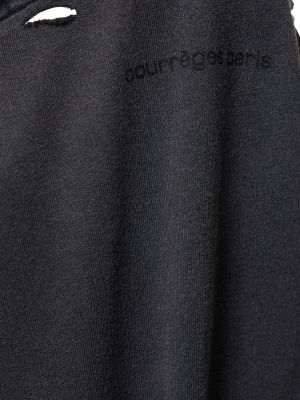 Тениска Courreges черно