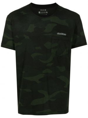 T-shirt con stampa camouflage Osklen verde