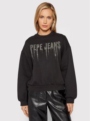 Bluza dresowa Pepe Jeans czarna