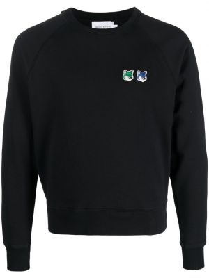 Sweatshirt Maison Kitsuné svart