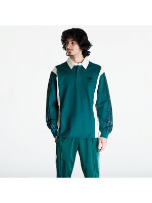 Πουκάμισο Adidas Originals πράσινο