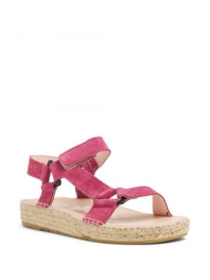 Semišové sandály Manebi růžové
