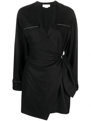 Асиметрична вечерна рокля Genny черно