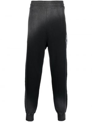 Gradienta krāsas treniņtērpa bikses ar apdruku A-cold-wall* melns