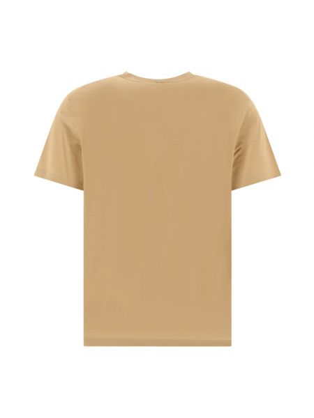 Jersey t-shirt aus baumwoll Herno beige