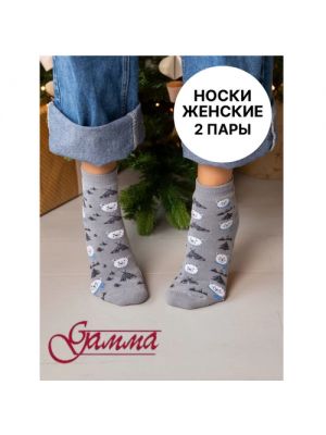 Женские носки ГАММА средние серый