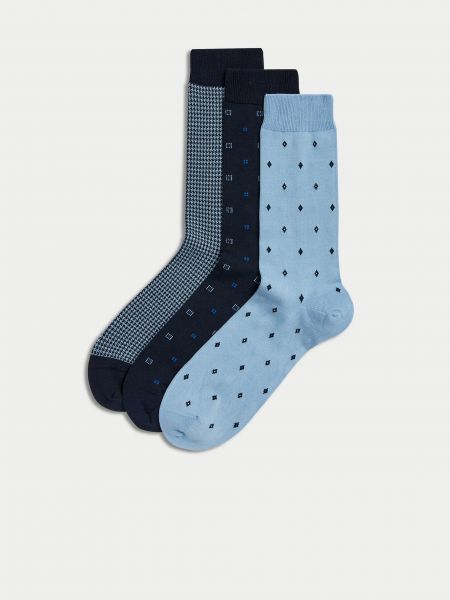 Modré ponožky Marks & Spencer