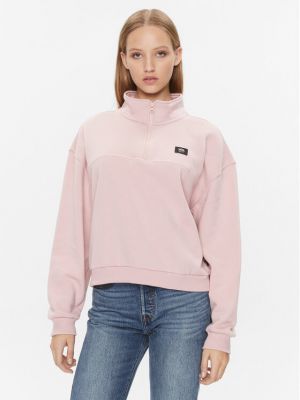 Fleece pulóver Vans rózsaszín