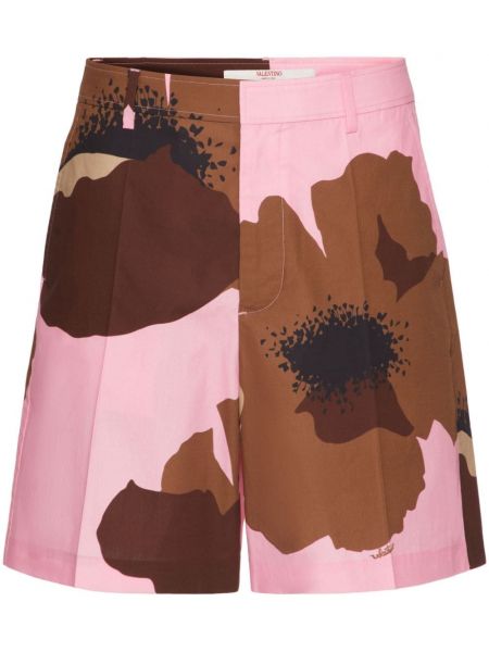 Bermuda kratke hlače s cvjetnim printom s printom Valentino Garavani