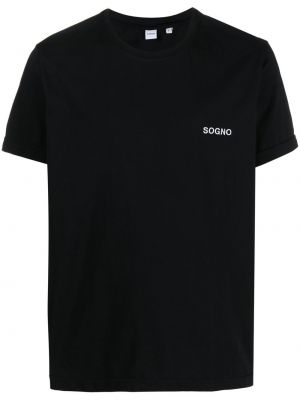 T-shirt avec manches courtes Aspesi noir