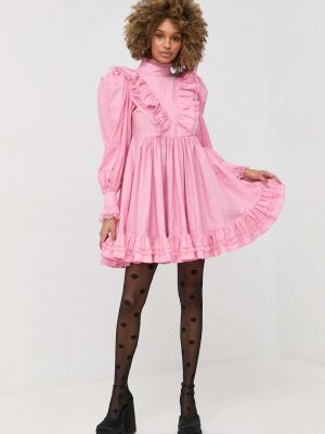 Custommade ruha Louisa rózsa, mini, harang alakú - Rózsaszín